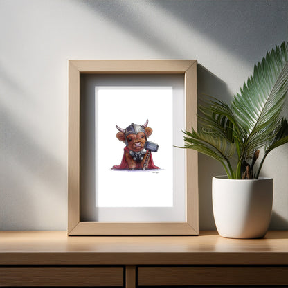 Wee Thor Art Print