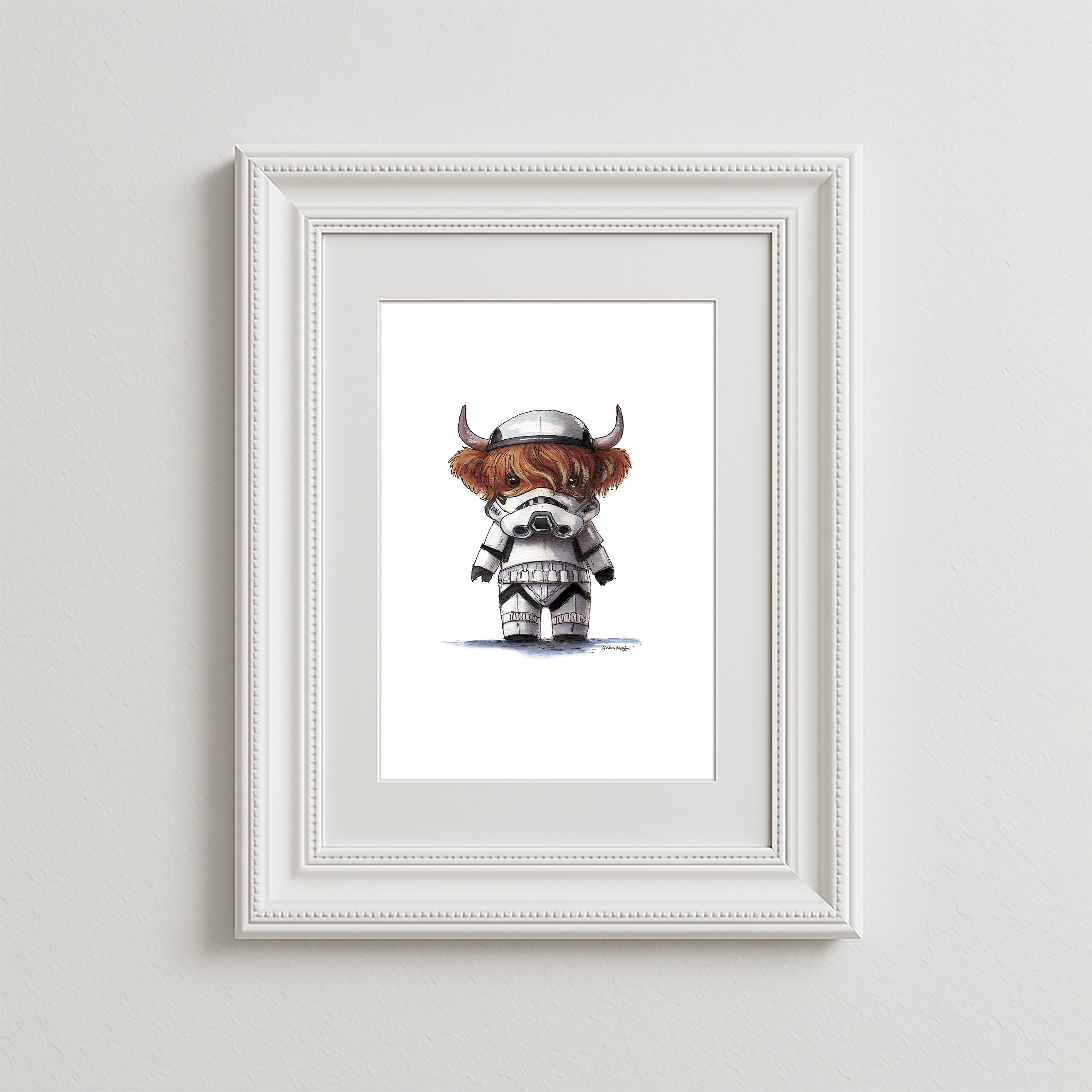 Wee Trooper Art Print