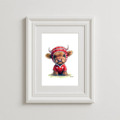 Wee Welsh Dragon Art Print