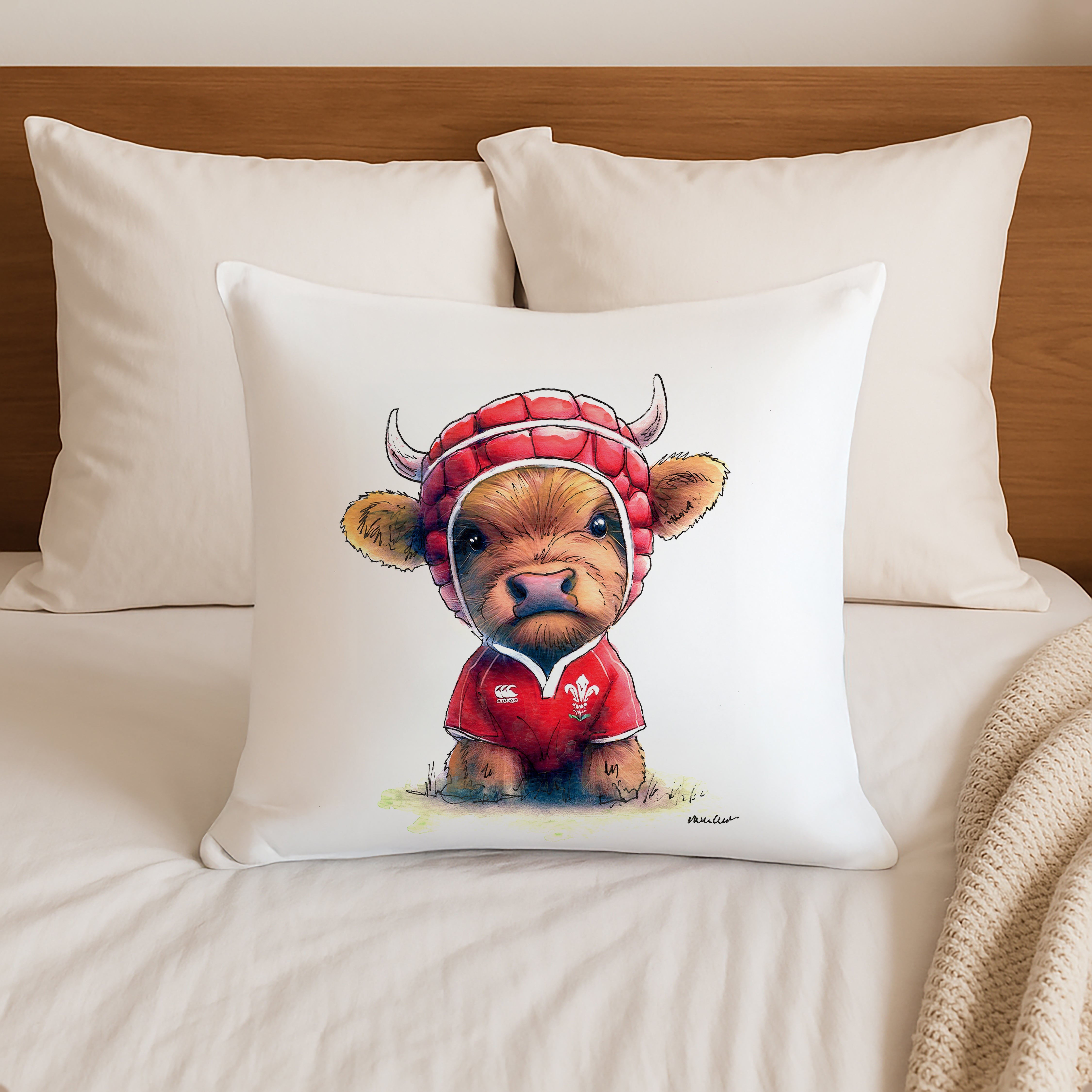 Wee Welsh Dragon Cushion