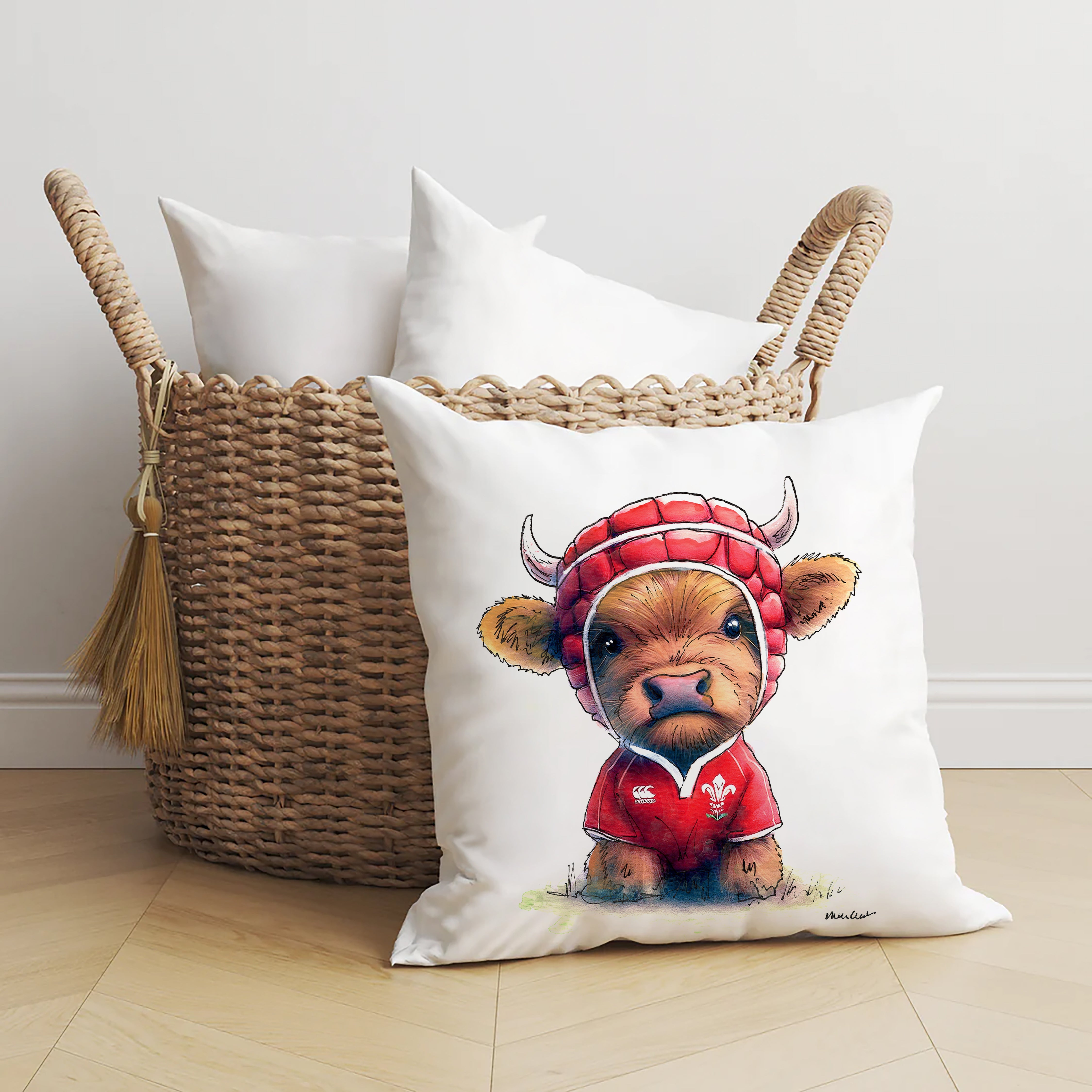 Wee Welsh Dragon Cushion