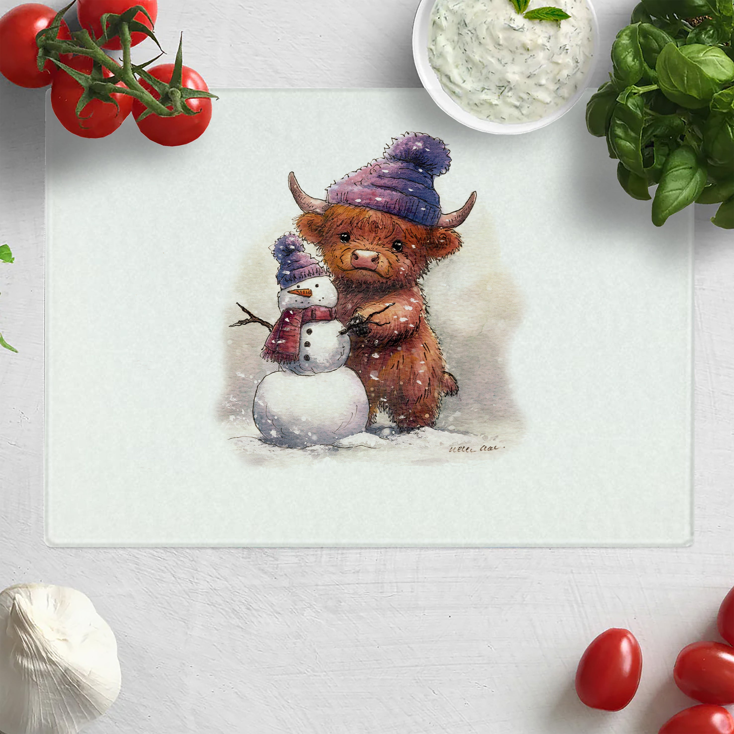 Wee Winter Fun Chopping Board