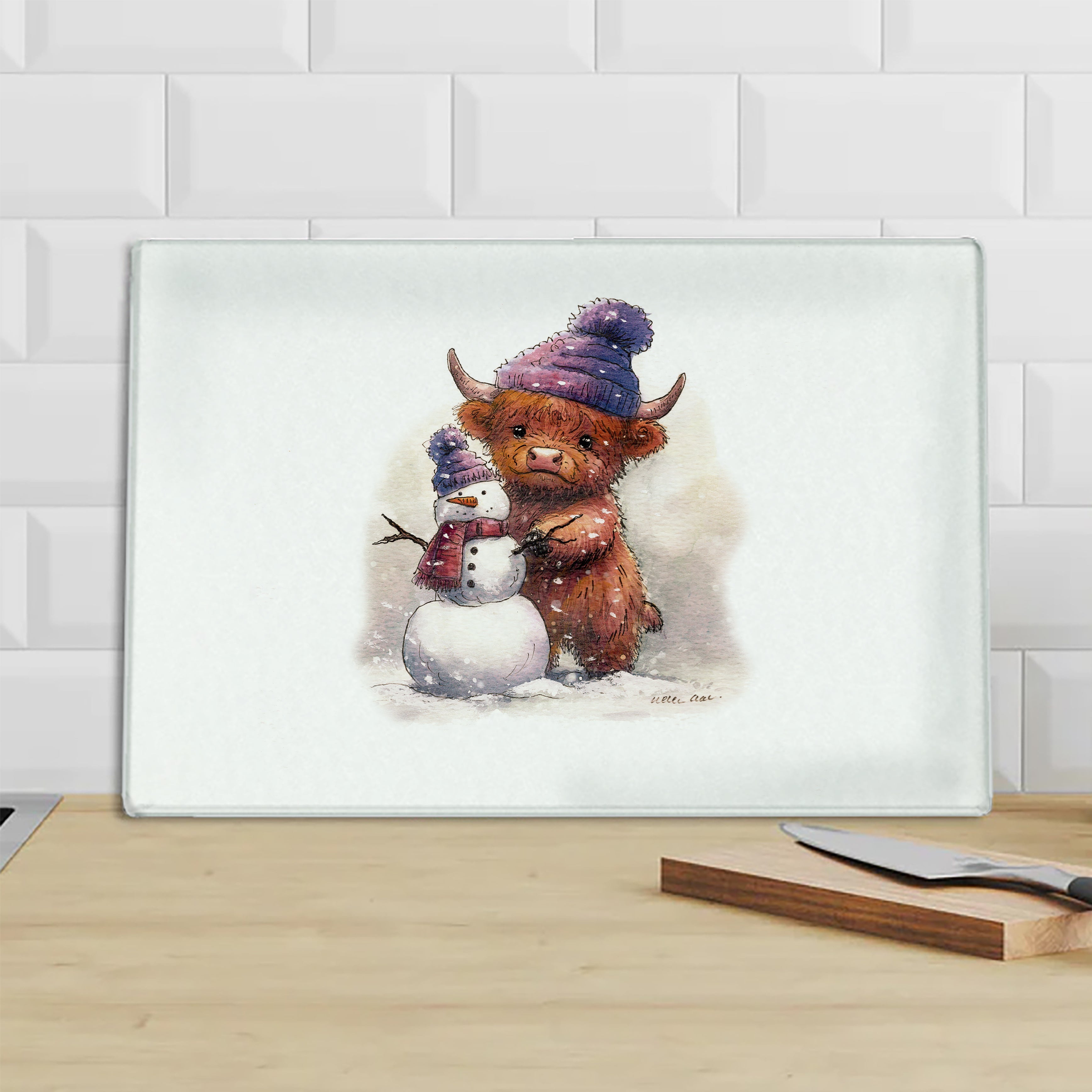 Wee Winter Fun Chopping Board