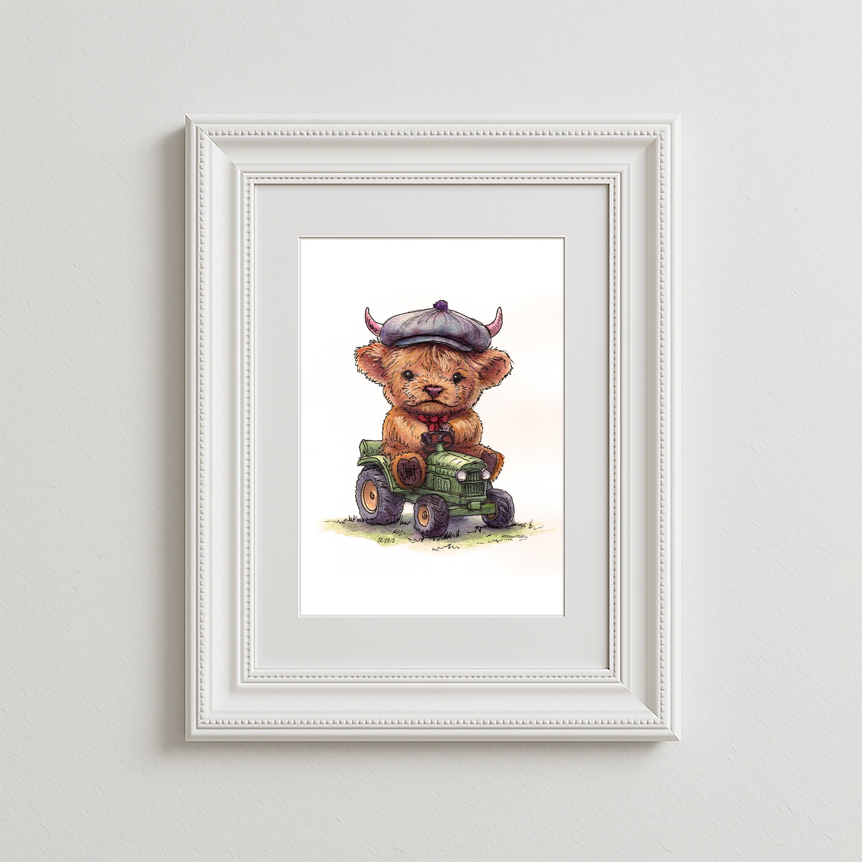 Wee Young Farmer Art Print