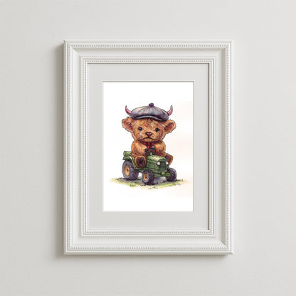 Wee Young Farmer Art Print