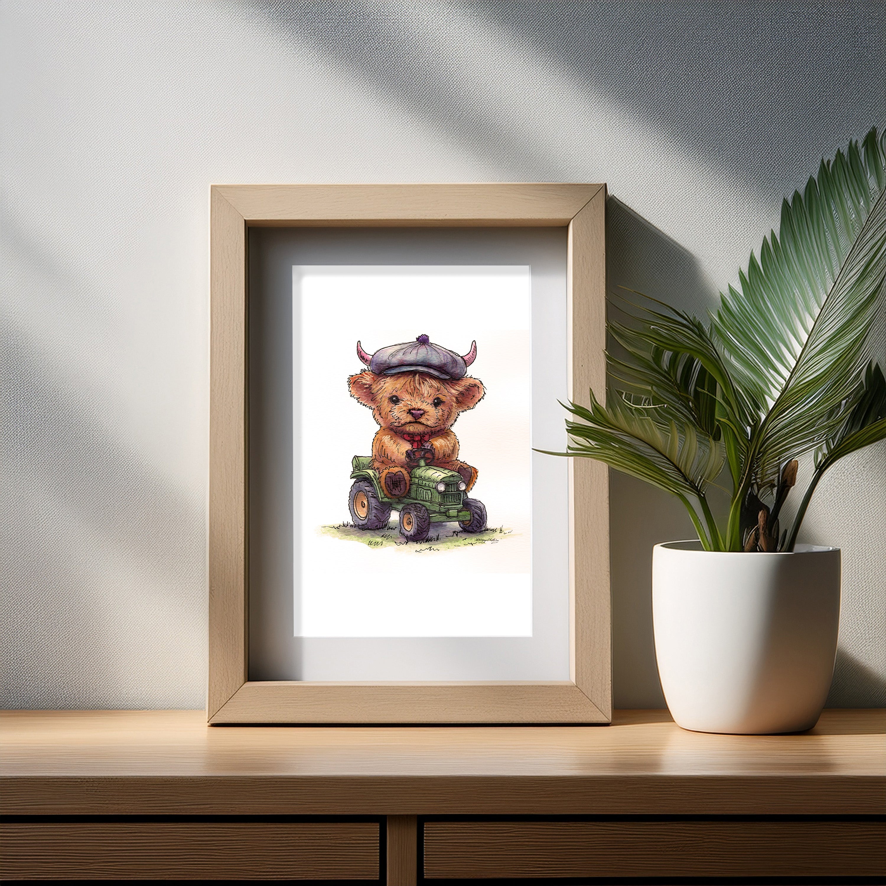 Wee Young Farmer Art Print