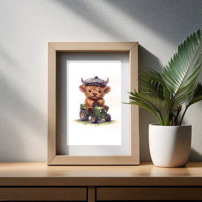 Wee Young Farmer Art Print
