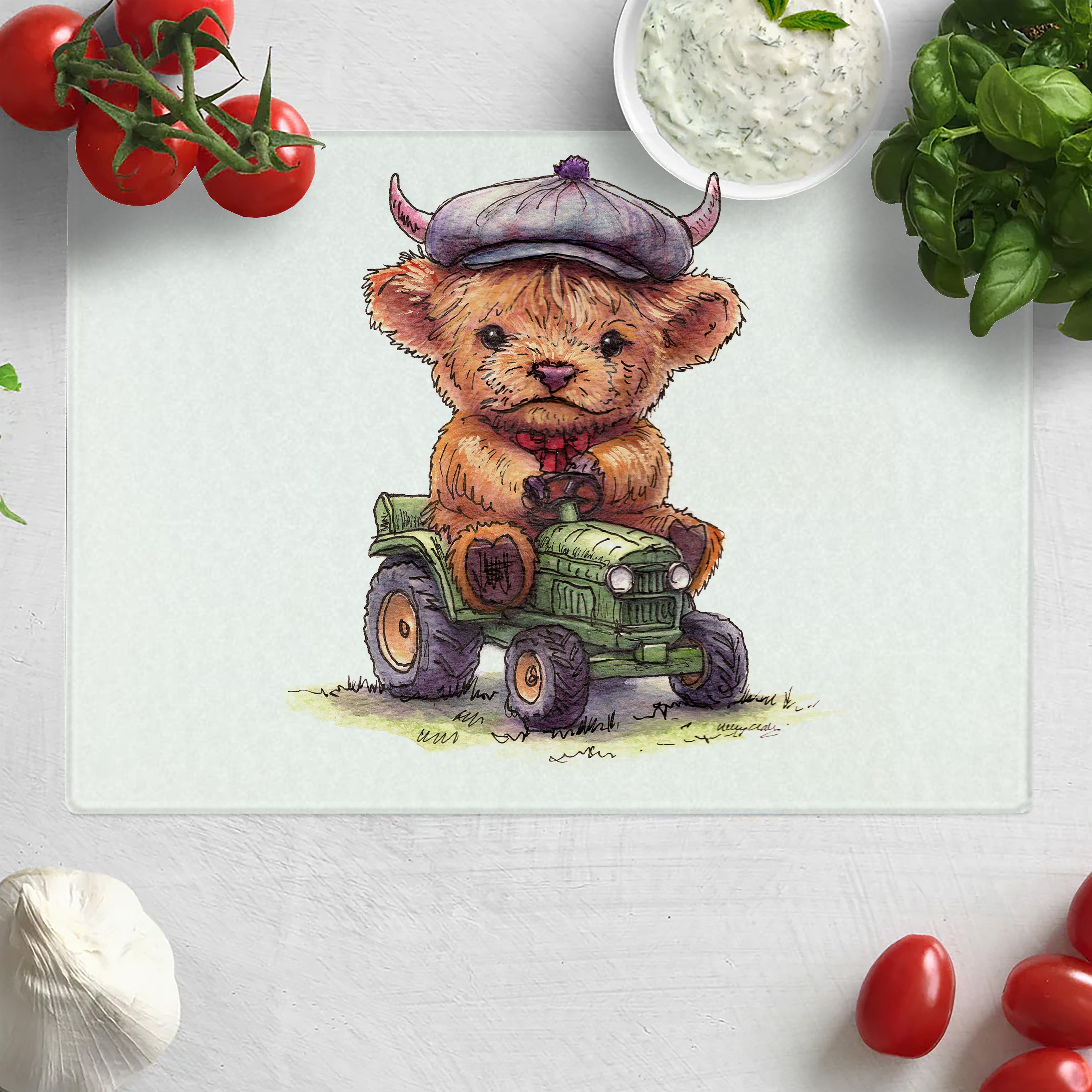 Wee Young Farmer Chopping Board