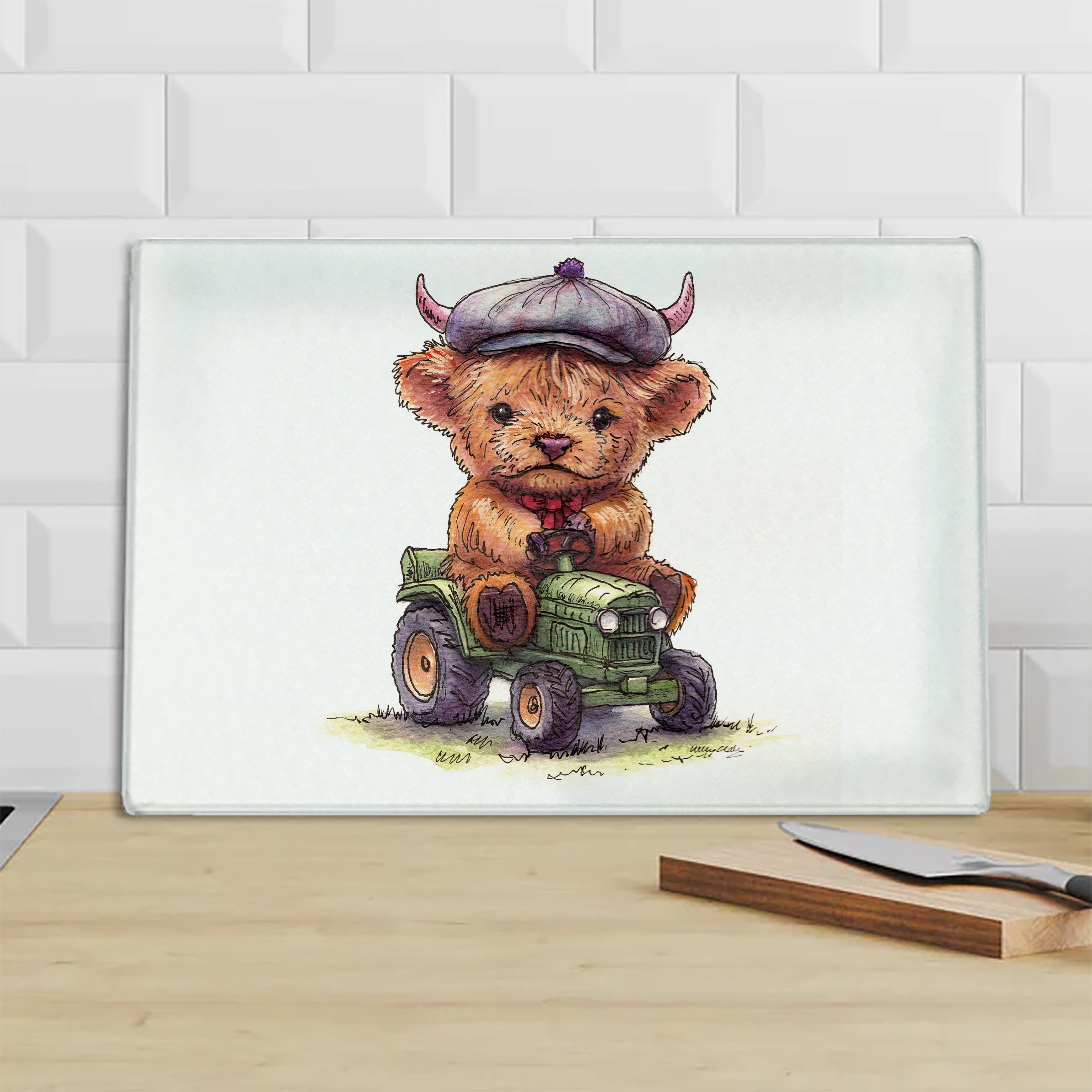 Wee Young Farmer Chopping Board