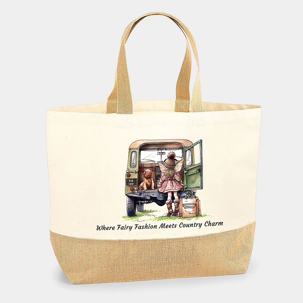 Where Fairy Fashion Meets Country Charm Tote Bag