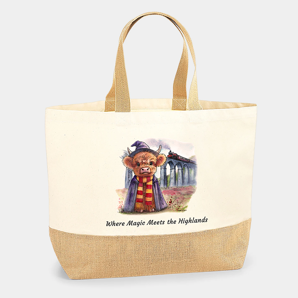 Where Magic Meets the Highlands Tote Bag