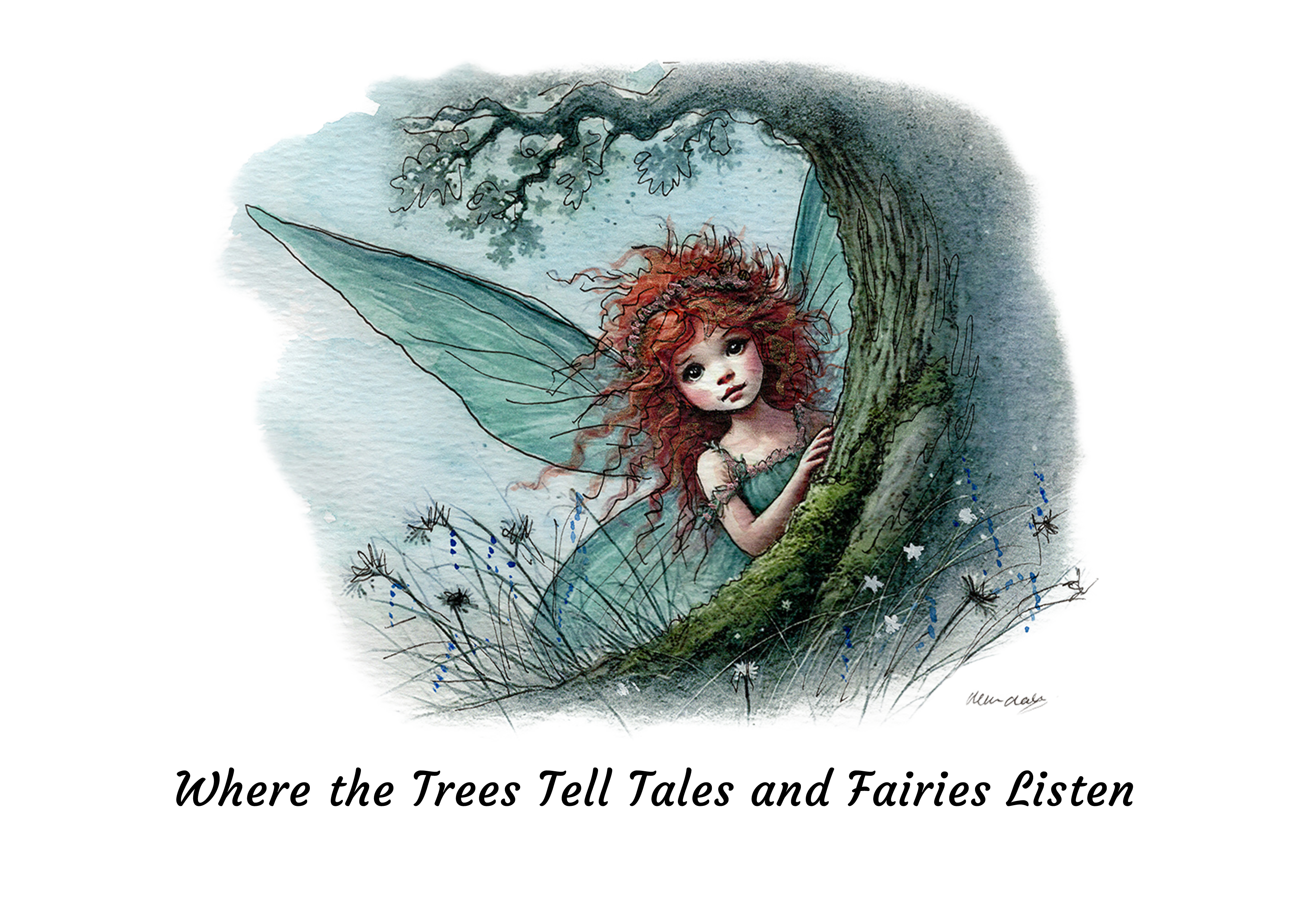 Where the Trees Tell Tales and the Fairies Listen Tote Bag