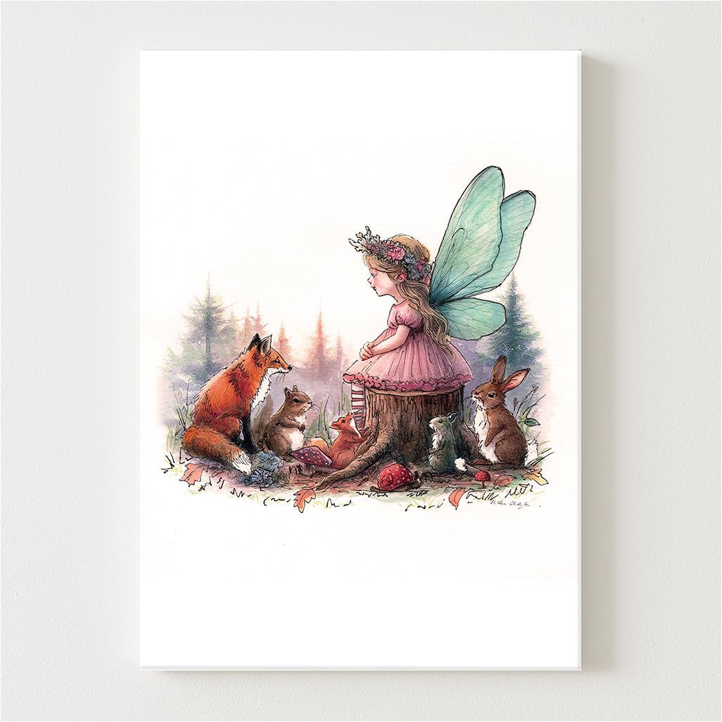 Whispers of the Woodland Canvas