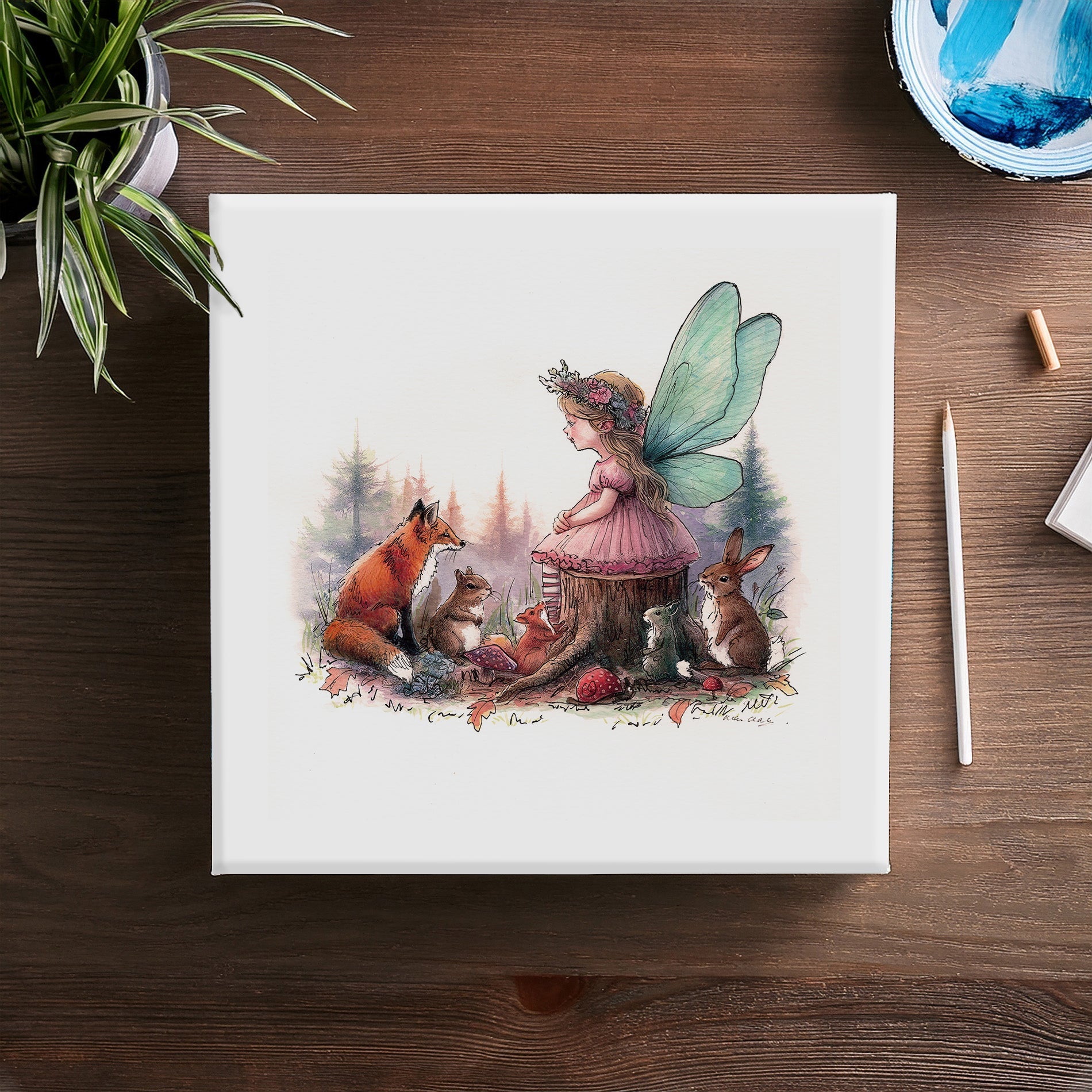 Whispers of the Woodland Canvas