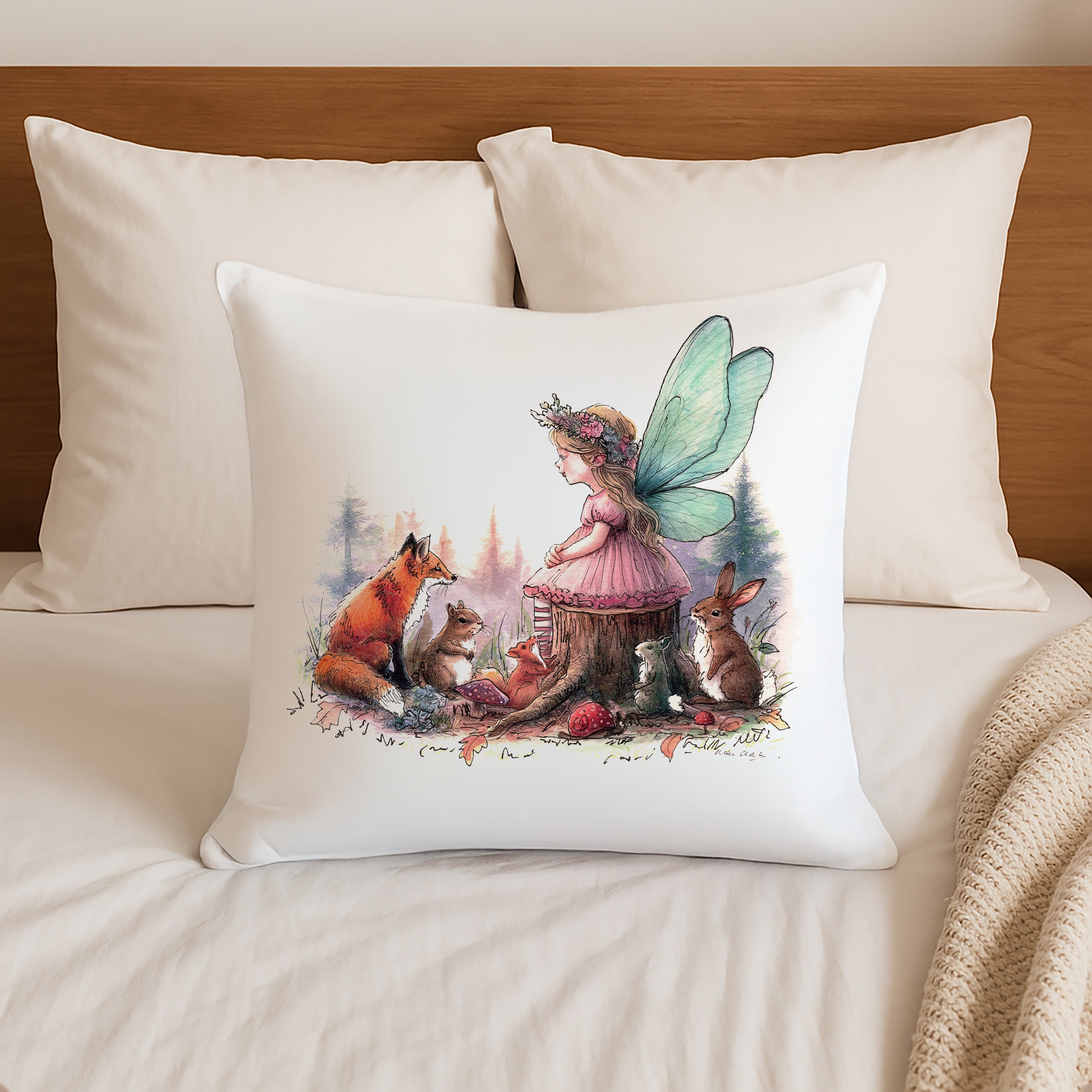 Whispers of the Woodland Cushion