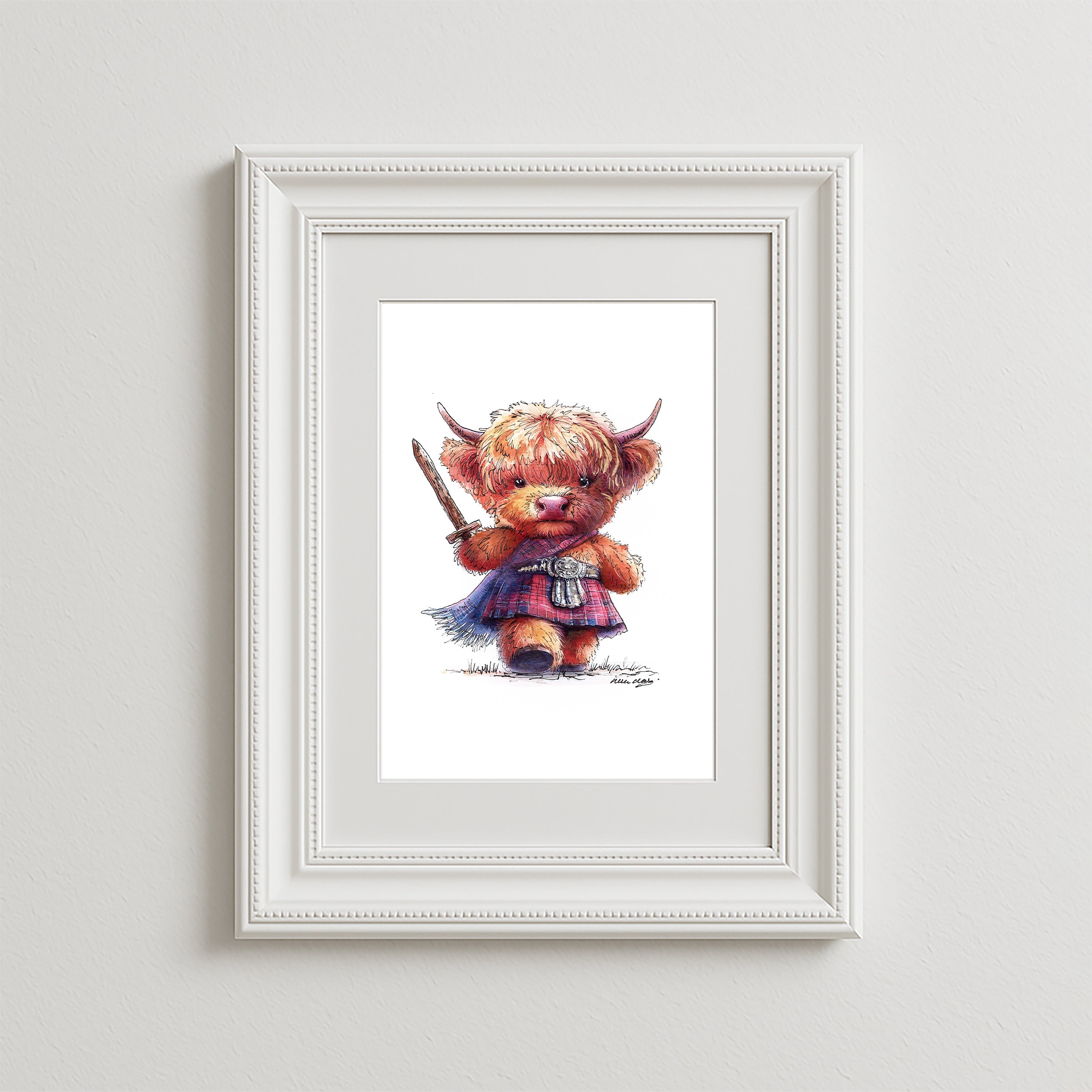 Wee William Art Print
