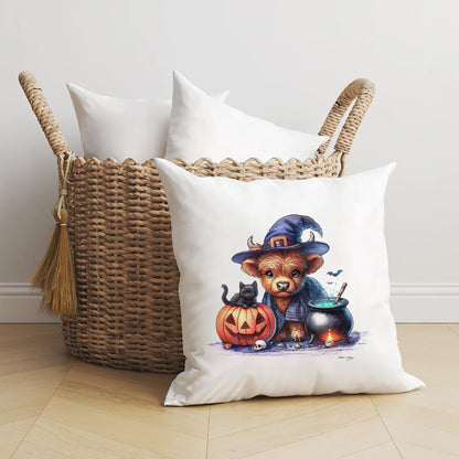 Witchy Moo & Her Magical Crew Cushion