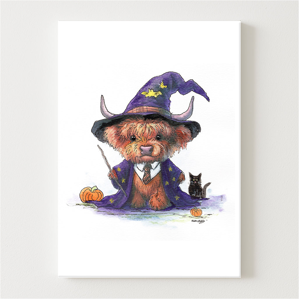 Wizardly Wee Highlander Canvas