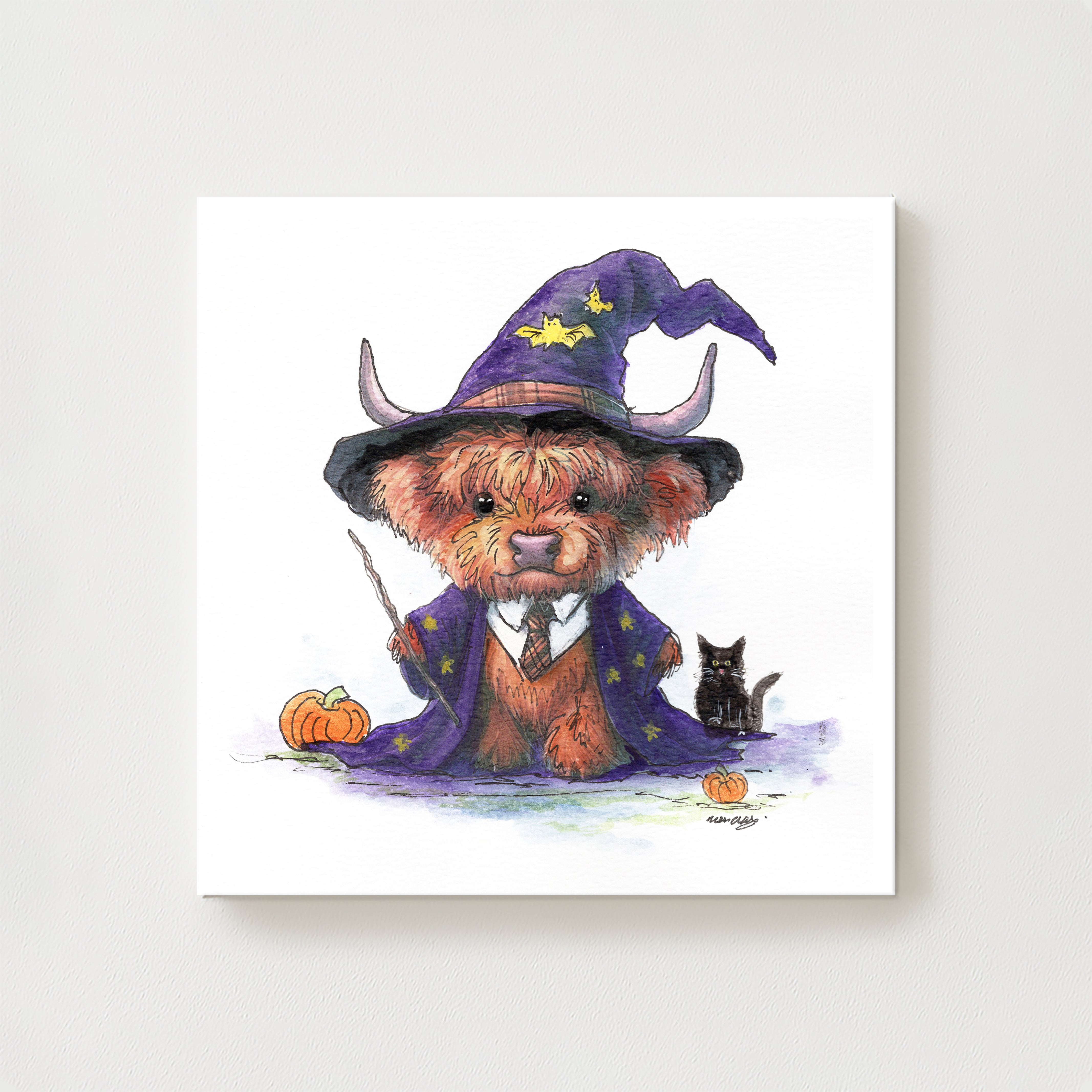 Wizardly Wee Highlander Canvas