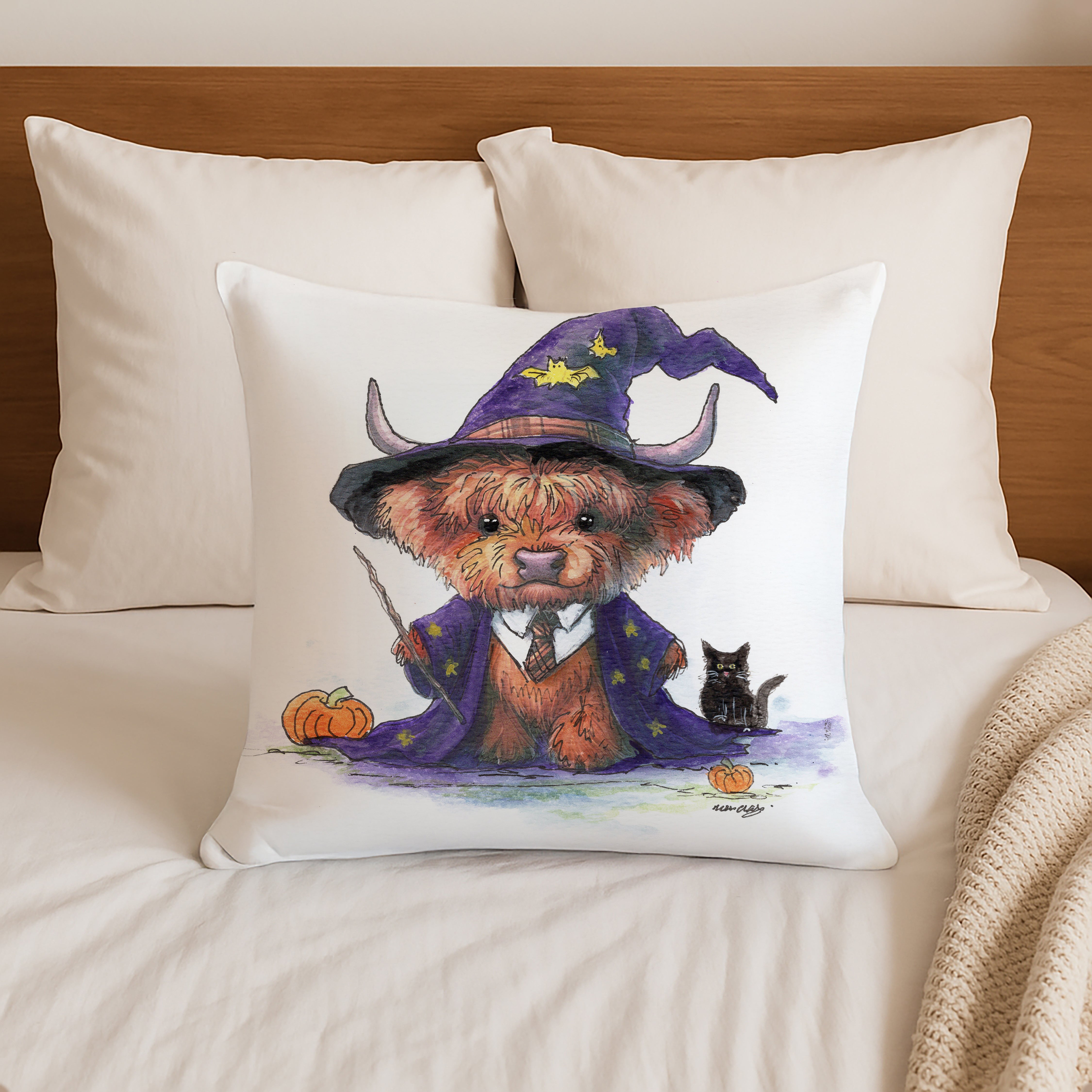 Wizardly Wee Highlander Cushion