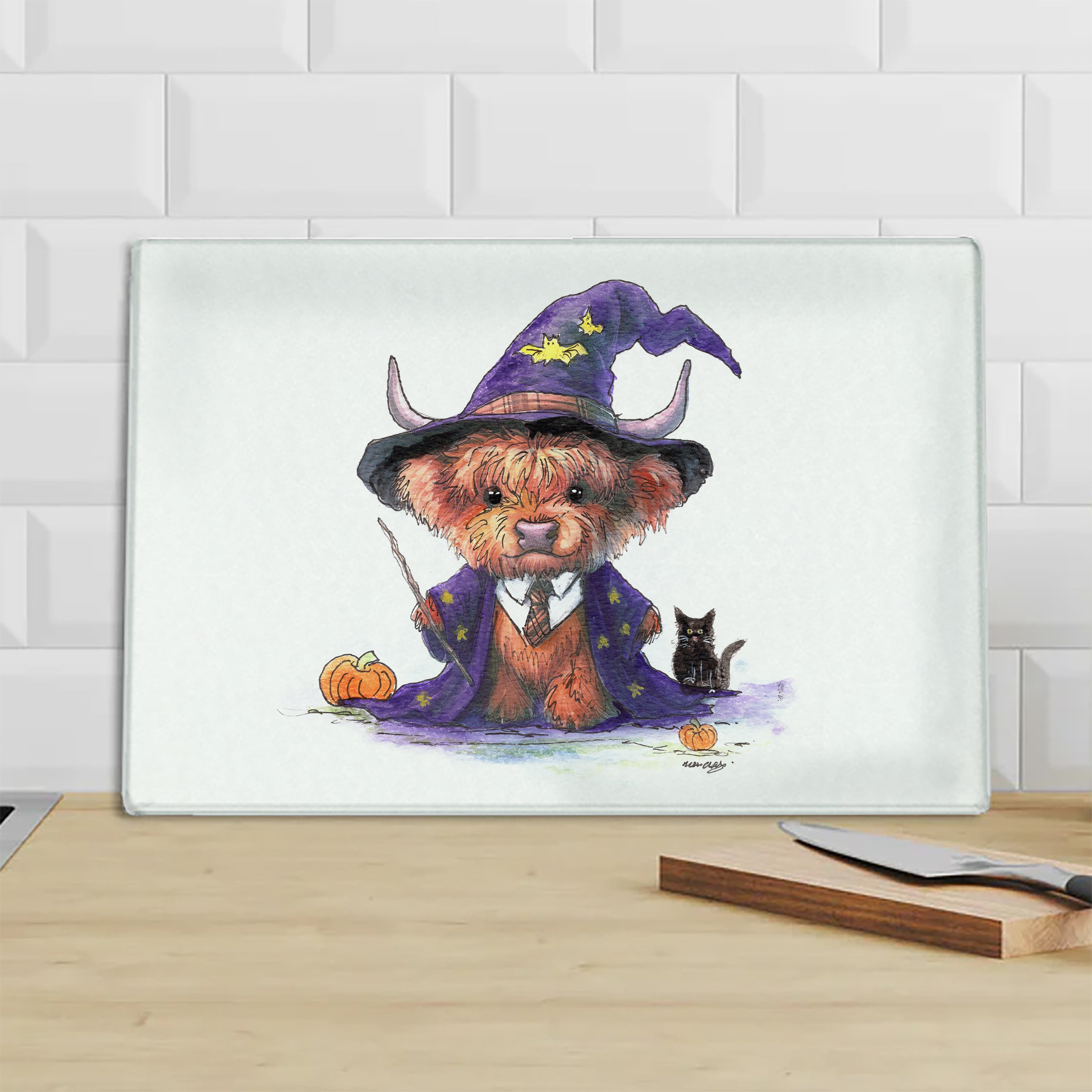 Wizardly Wee Highlander Chopping Board