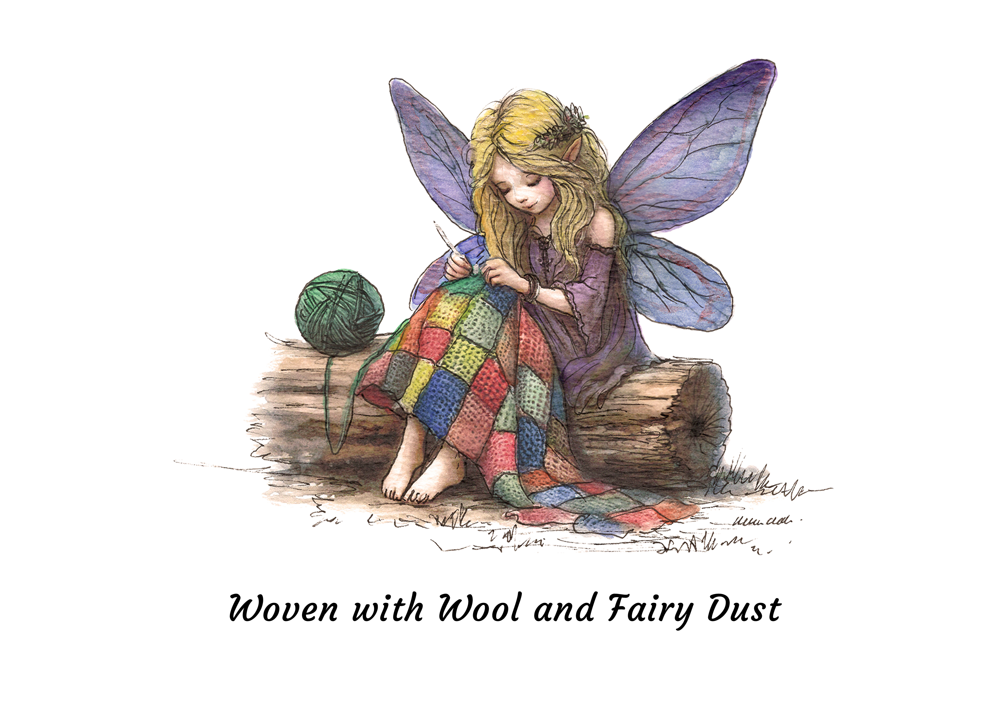 Woven With Wool & Fairy Dust Tote Bag