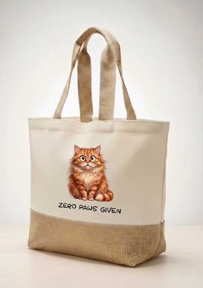 Zero Paws Given Tote Bag