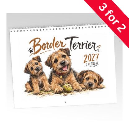Border Terrier Calendar Limited Release