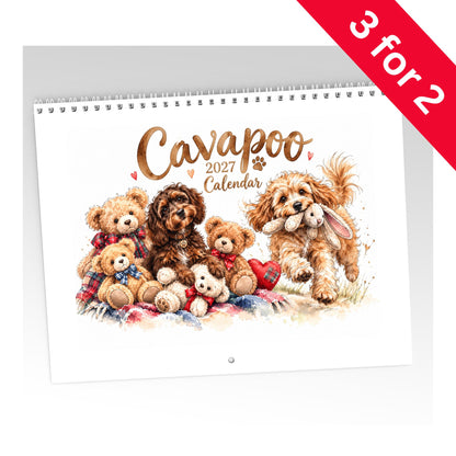 Cavapoo Calendar 2027 Limited Release