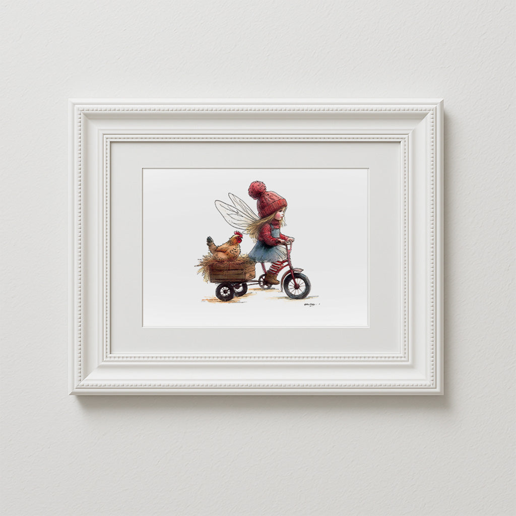 Chics Road Trip Art Print
