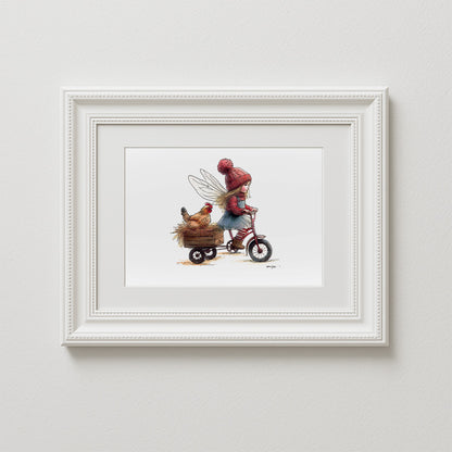 Chics Road Trip Art Print