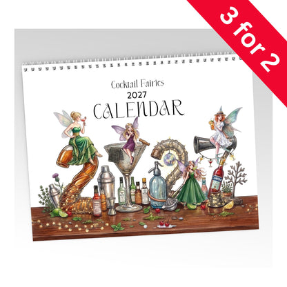NEW Fairy Cocktail 2027 Calendar limited edition