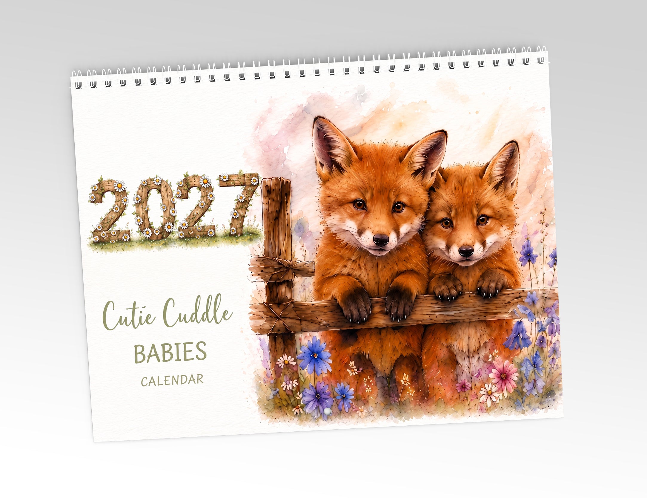 Cutie Cuddle Babies 2027 Calendar £9.99 TODAY ONLY