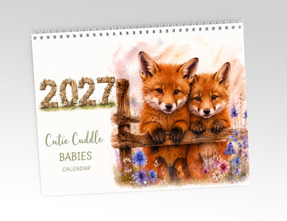 Cutie Cuddle Babies 2027 Calendar £9.99 TODAY ONLY