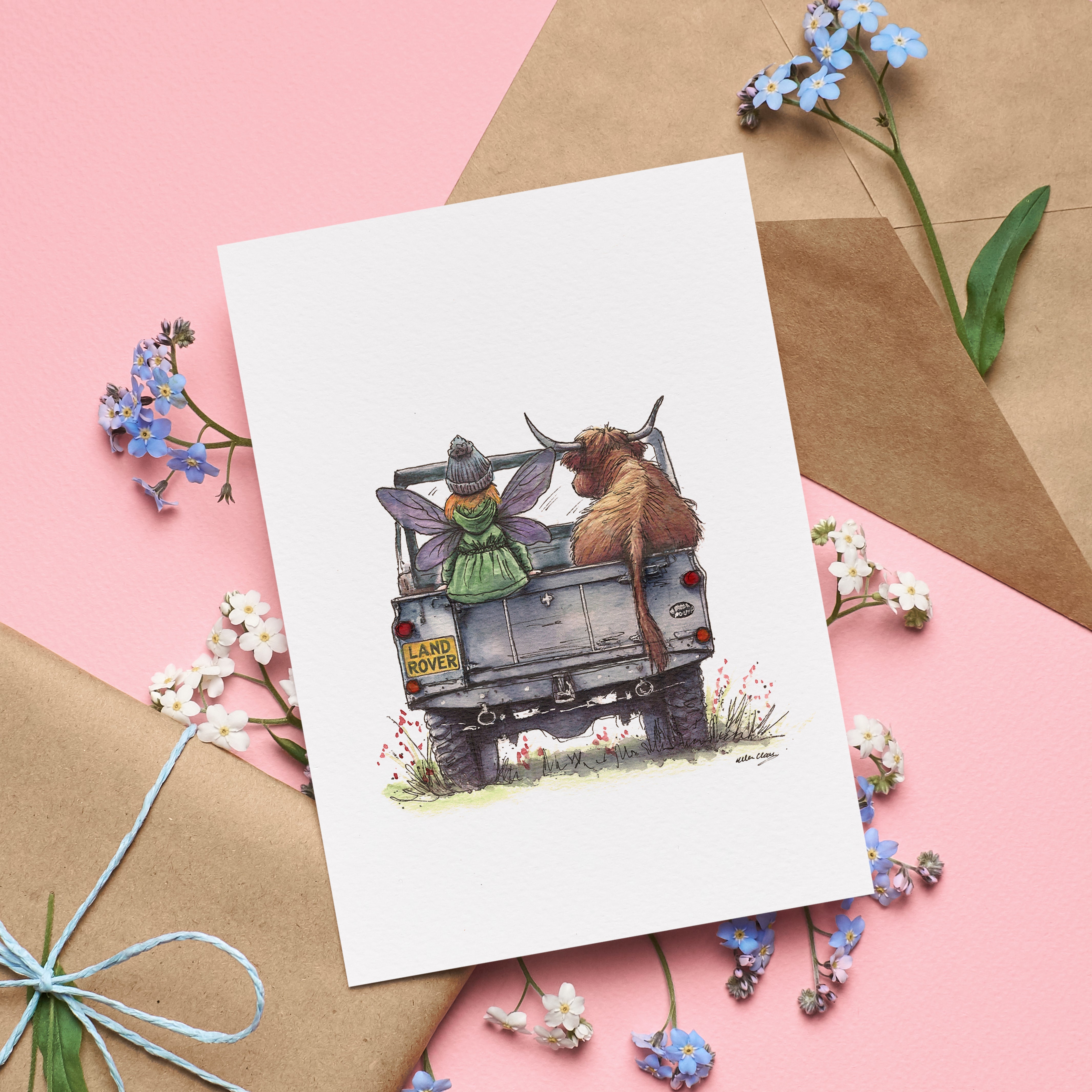 Farming Fairy Tales Greetings Card