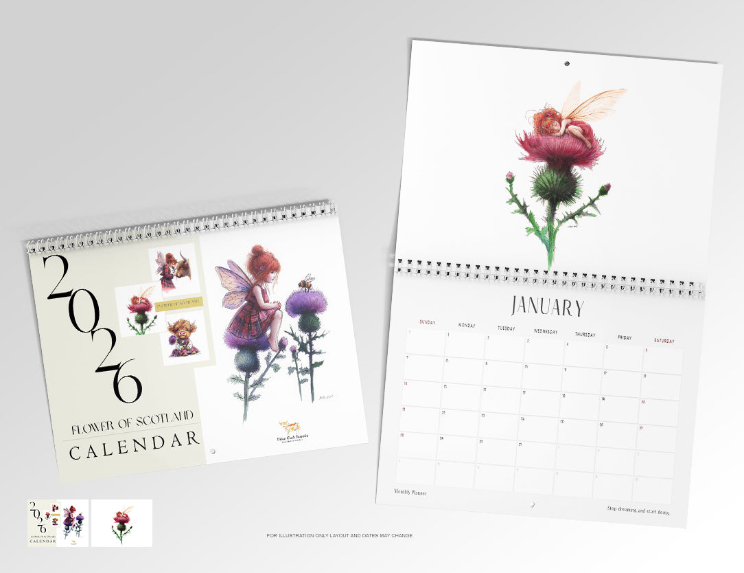 Flower of Scotland 2026 Calendar