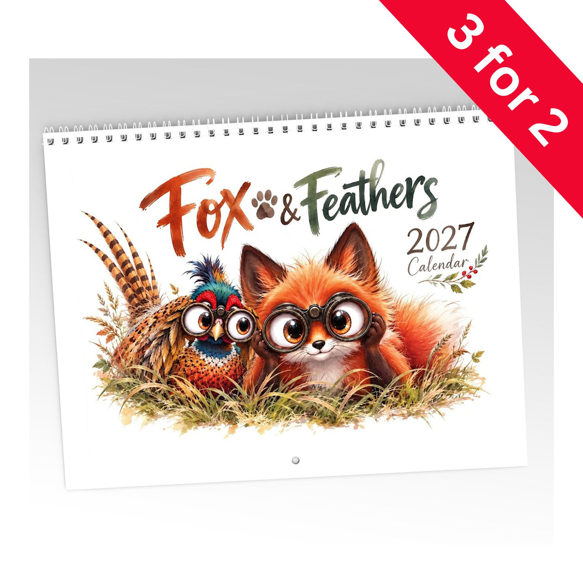 Fox and Feathers Calendar Limited Release