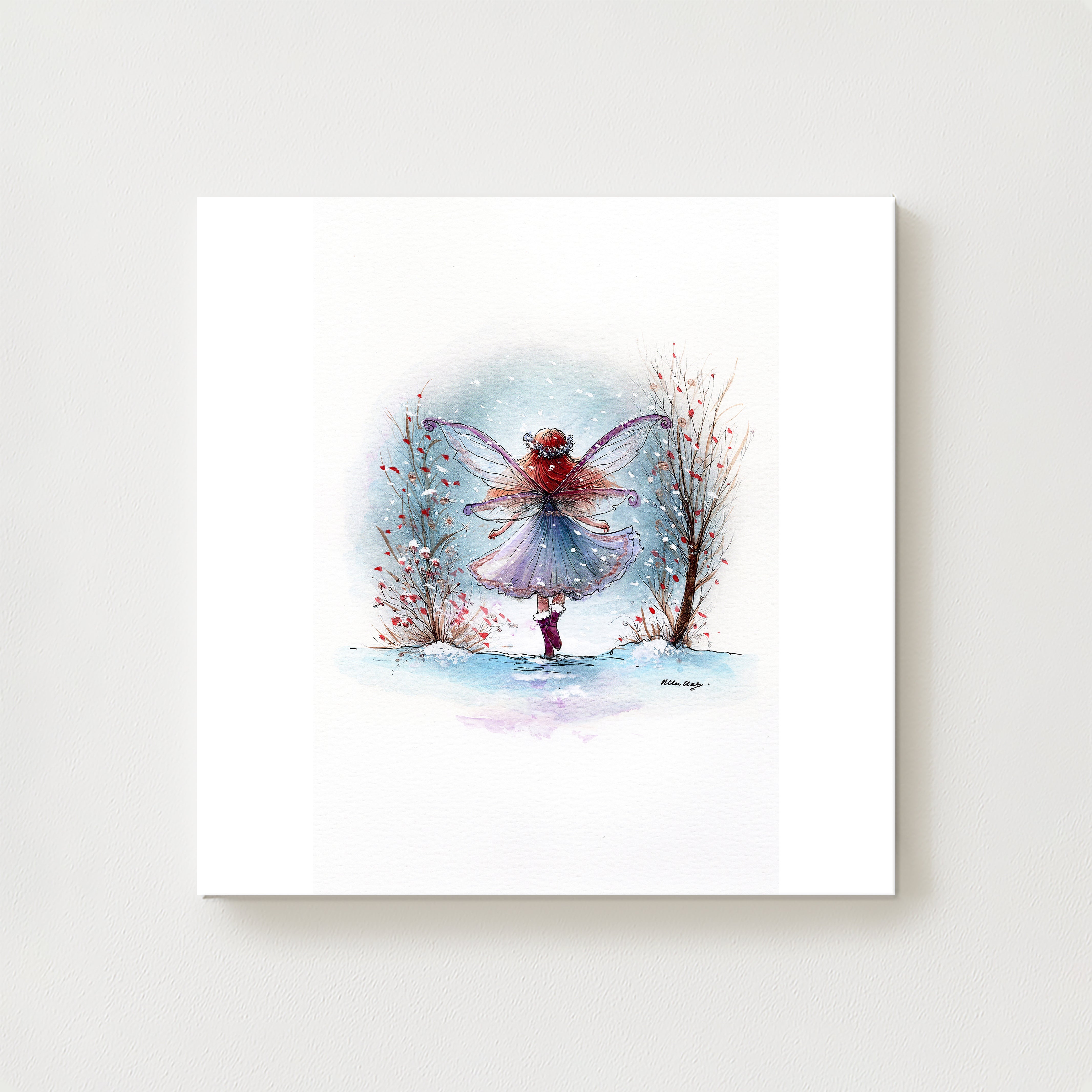 Frosted Elegance Canvas