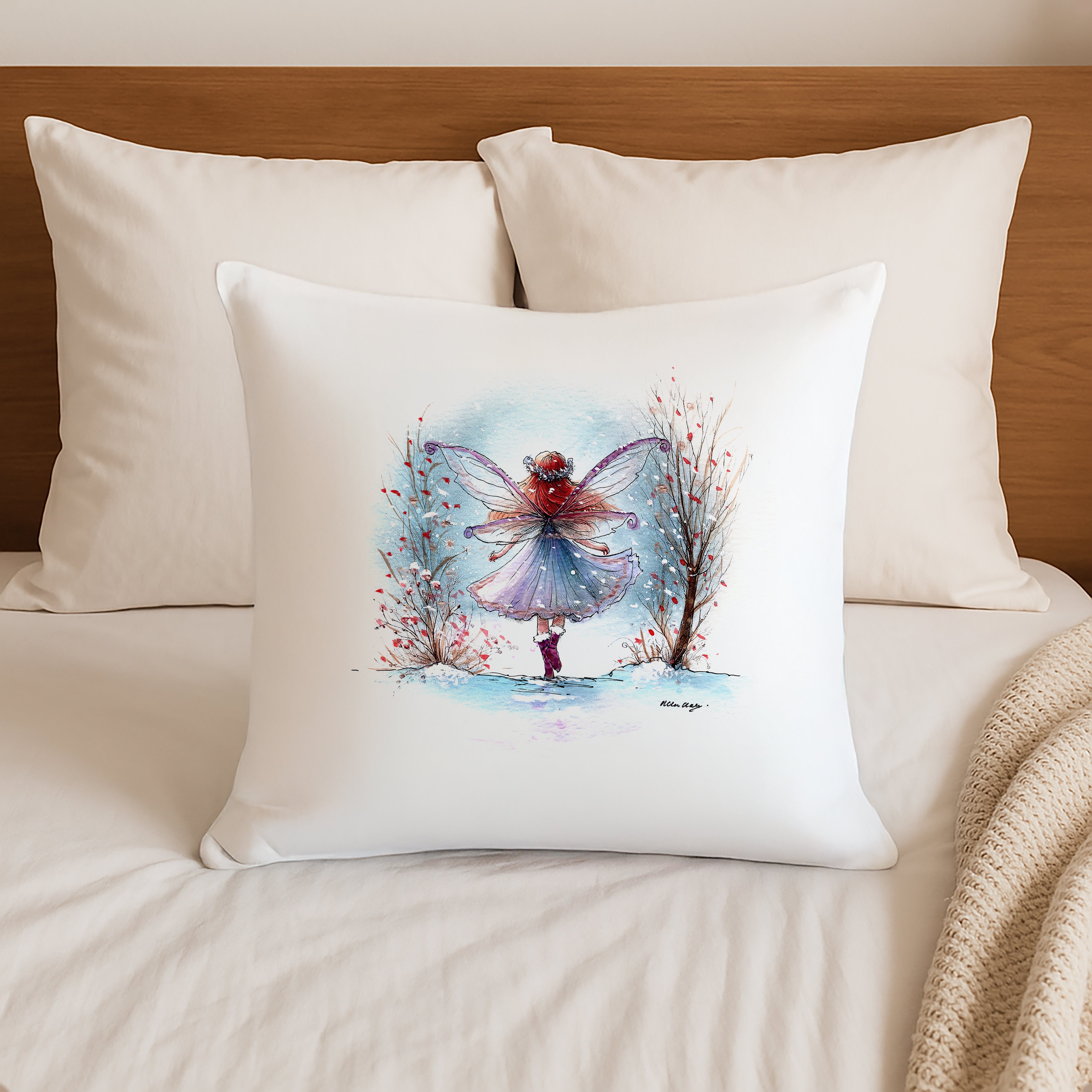 Frosted Elegance Cushion