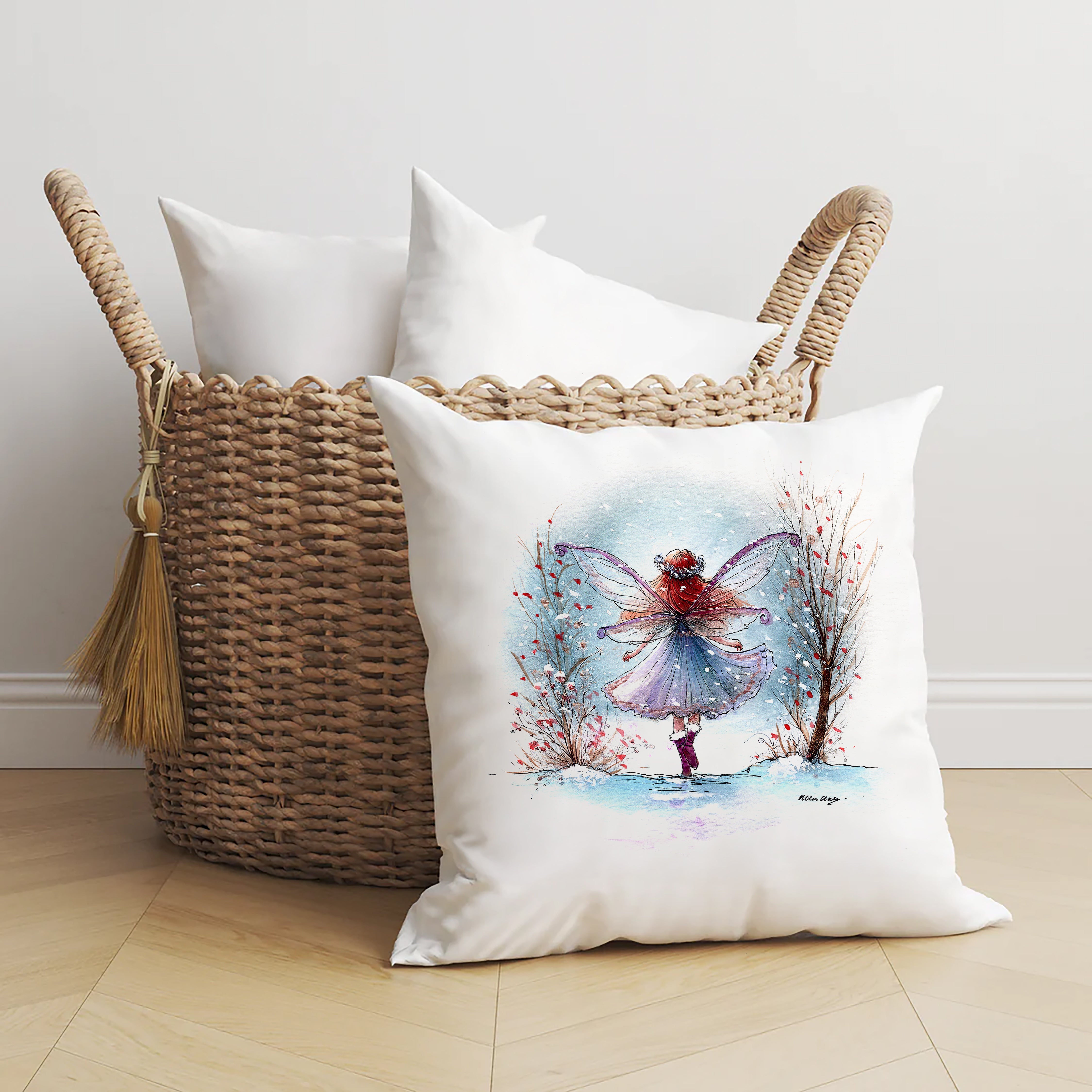 Frosted Elegance Cushion