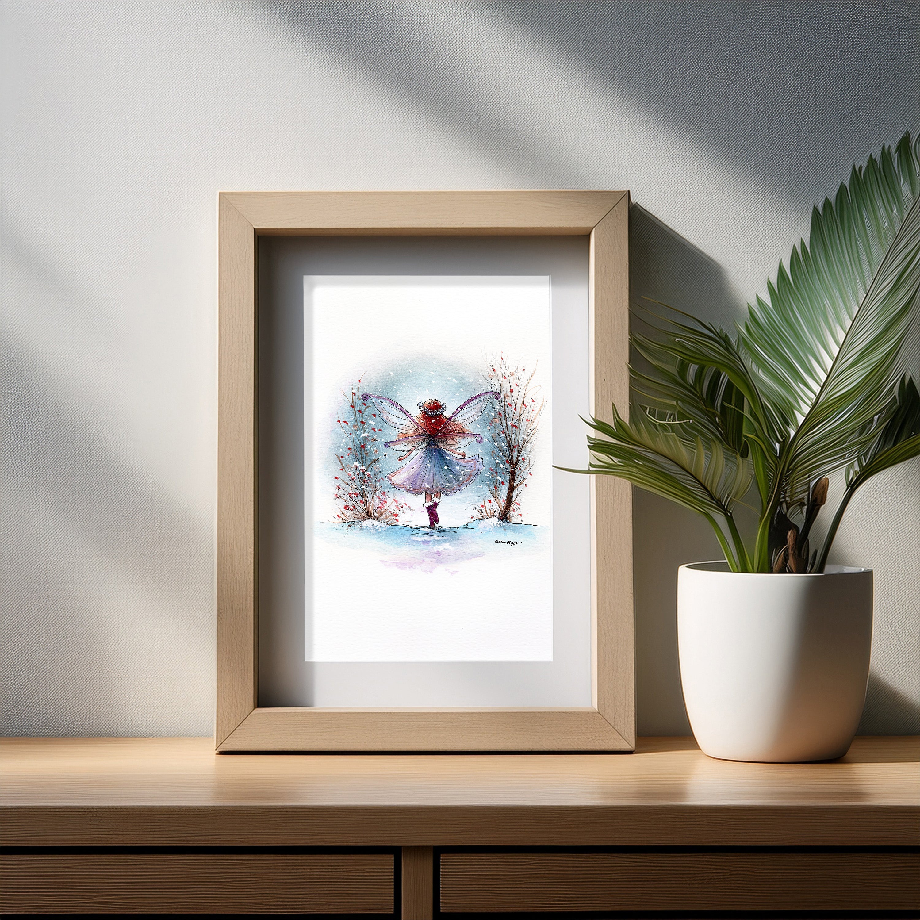 Frosted Elegance Art Print