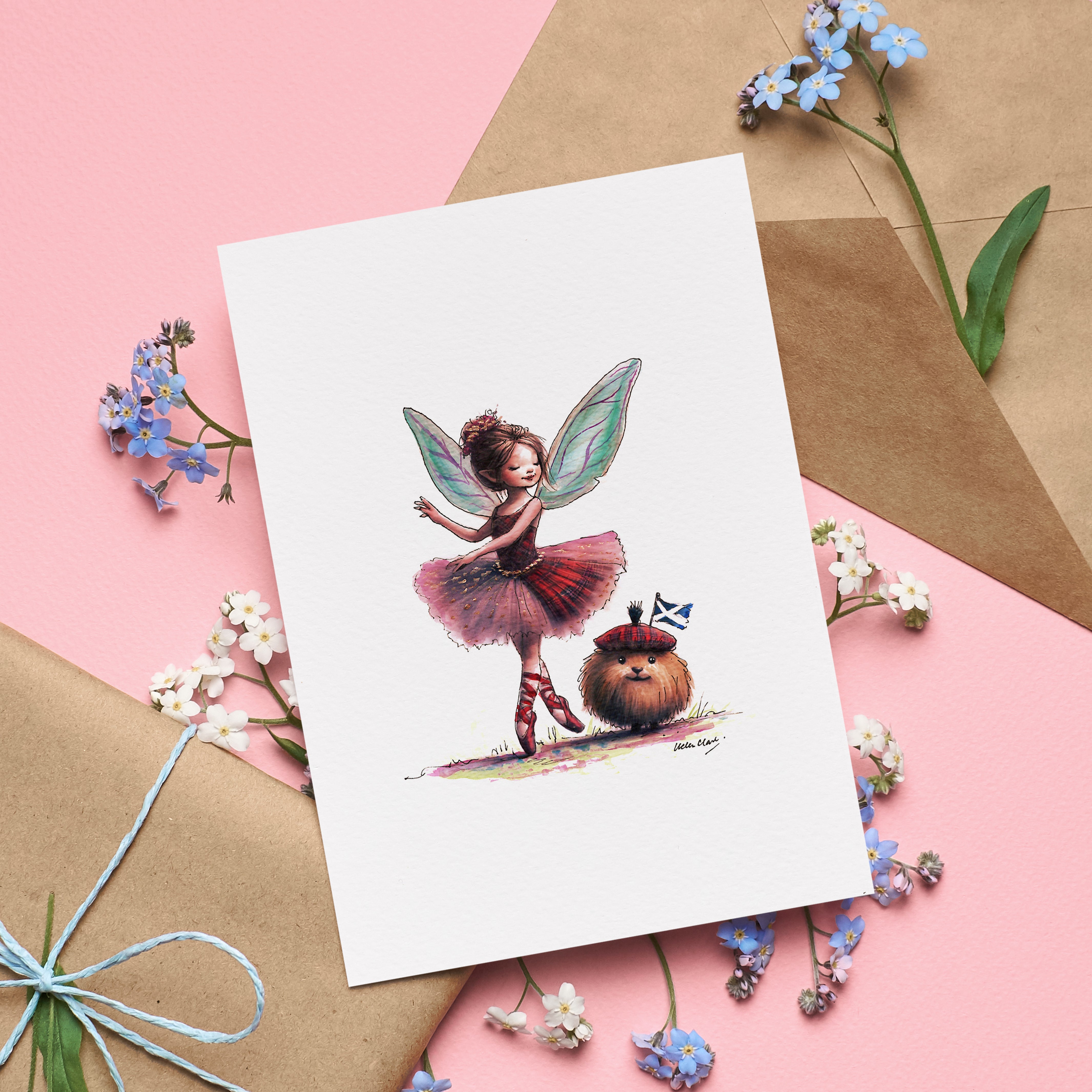 Haggis and the Fairy Greetings Card