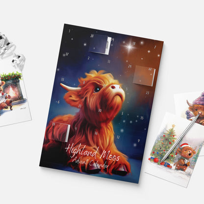 Comet Classic Highland Cow Advent calendar LIMITED RELEASE 250