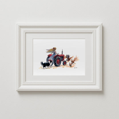 In A Rush Art Print