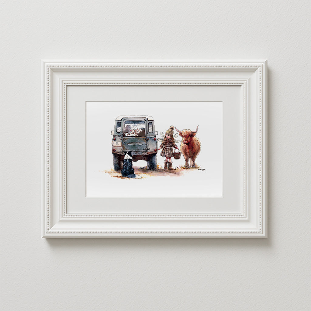 Lambing Time Art Print