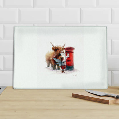 Letters to Santa Chopping Board