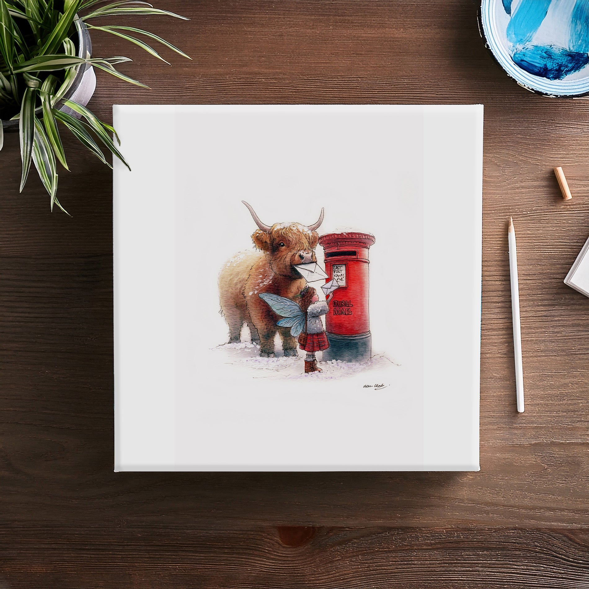 Letters To Santa Canvas