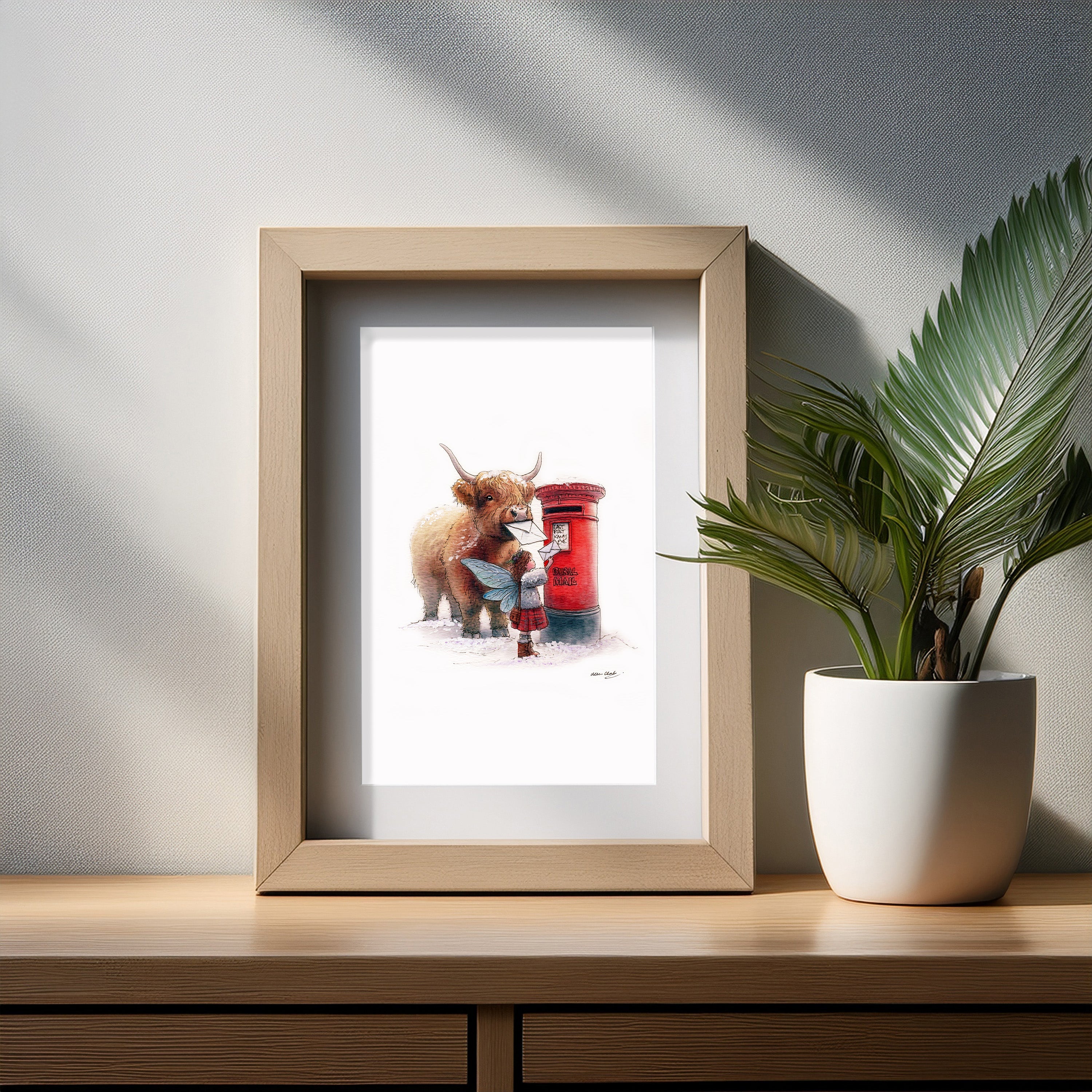 Letters to Santa Art Print