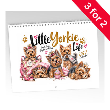 Little Yorkie Life Calendar Limited Release