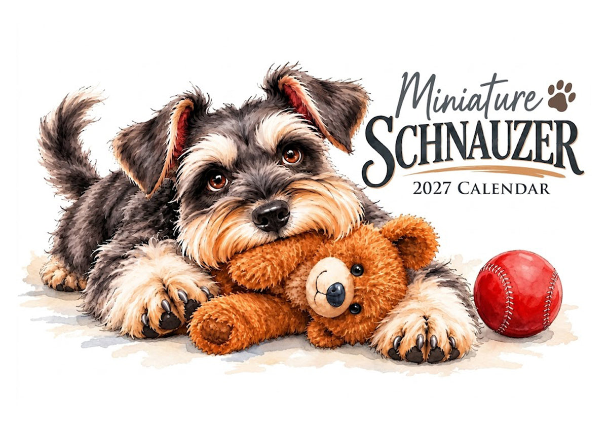 Miniature Schnuazer Calendar Limited Release